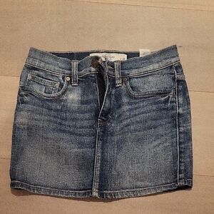 Abercrombie & Fitch Classic Blue Mini Skirt